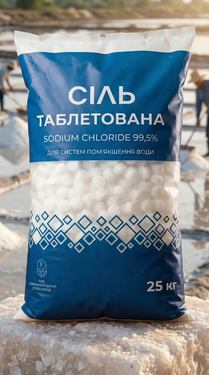 Таблетована сіль (Стандарт) Україна 25 кг 